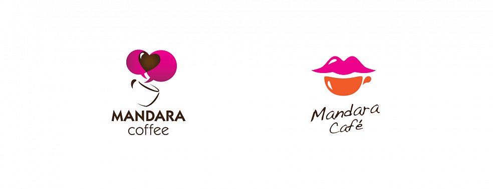soutěžní návrh loga MANDARA CAFE *